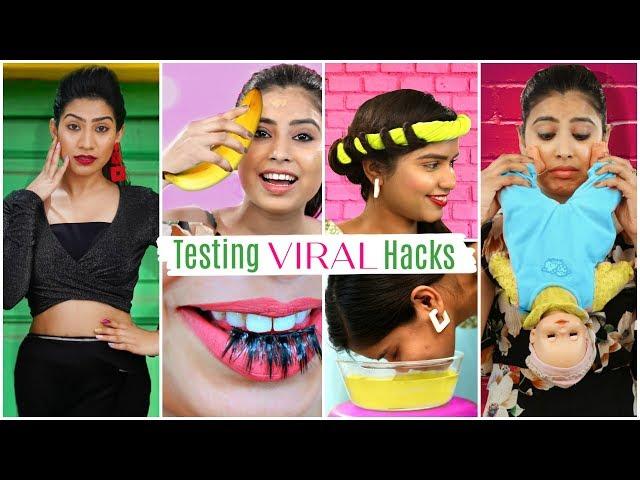 Testing VIRAL Beauty & Fashion HACKS .. | Anaysa