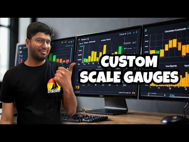 Creating Custom SVG Scale Gauge Charts with DAX in Power BI: Table Visual Integration [Hindi]