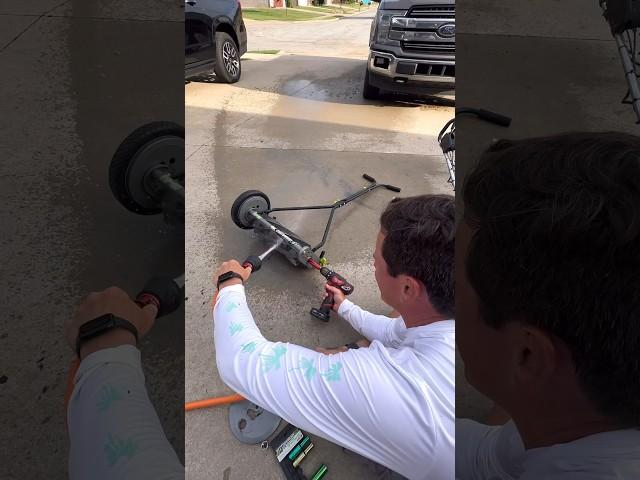 Backlapping a Manual Reel Mower