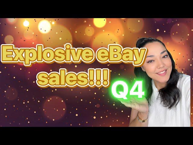 Not sure what sells on eBay? 6 weeks of 2023 Q4 eBay sales!