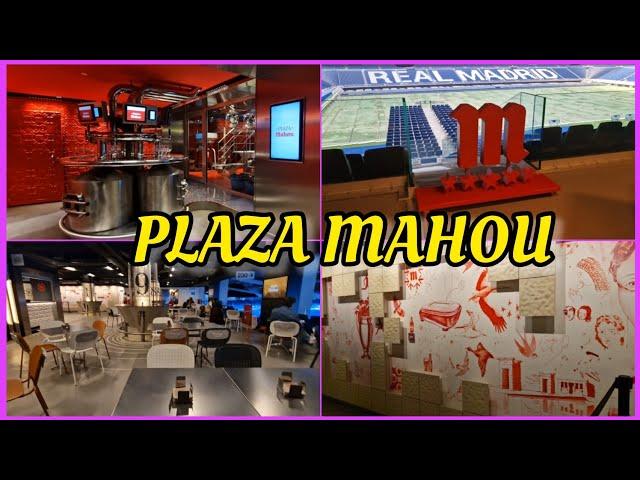  ASÍ es ‘PLAZA MAHOU’ | FÁBRICA de CERVEZA en el SANTIAGO BERNABÉU