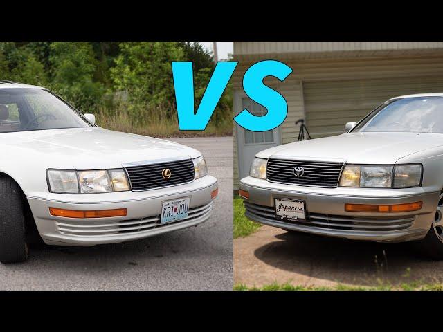 Here's all of the strange and interesting differences between my JDM Celsior vs. a USDM Lexus LS400!
