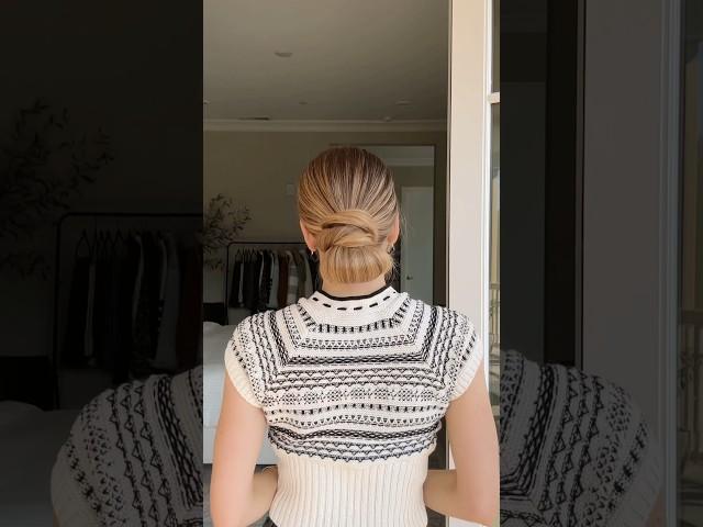 EASY CROSSOVER LOW BUN