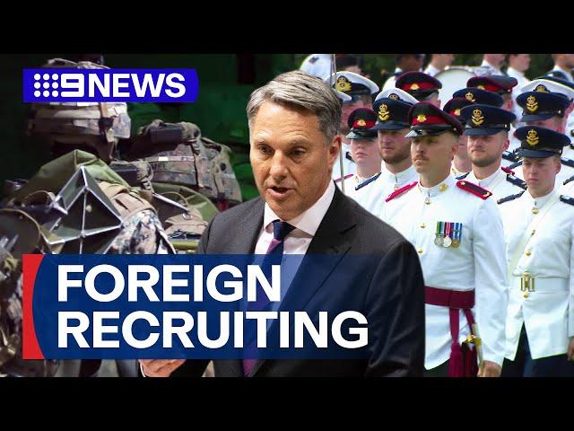 Australia’s radical plan to solve the military's recruitment problem | 9 News Australia