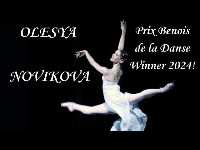 Olesya Novikova 2024 Winner of the Prix Benois de la Danse!