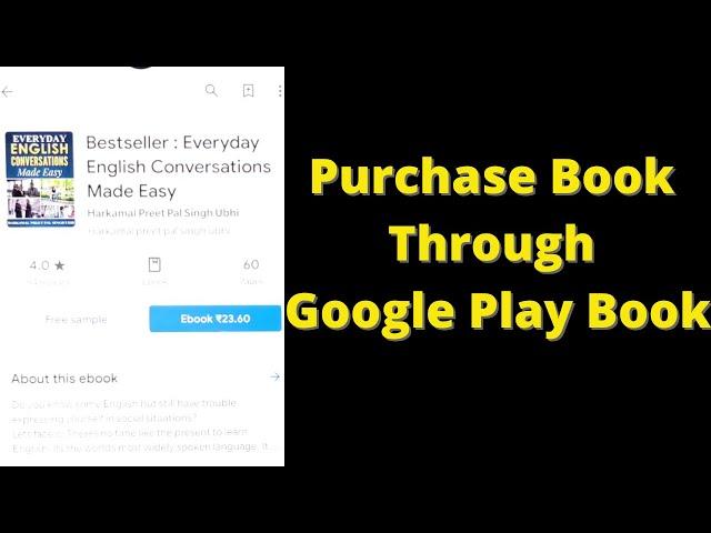 How To Purchase Books On Google Play Books.