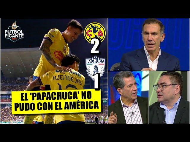 AMÉRICA venció 2-1 a PACHUCA y está en puestos de LIGUILLA. ¿EVITARÁ el PLAY-IN? | Futbol Picante