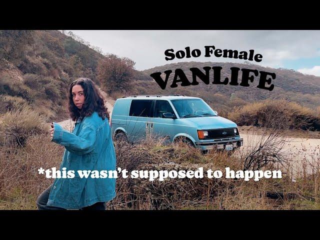 When Plans Go Completely Awry *learn from my mistakes | Solo Female Vanlife VLOG