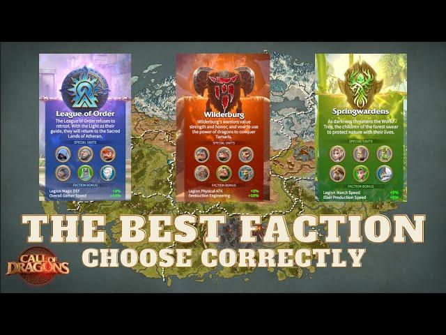 Which is the BEST Faction OVERALL? | Call of Dragons