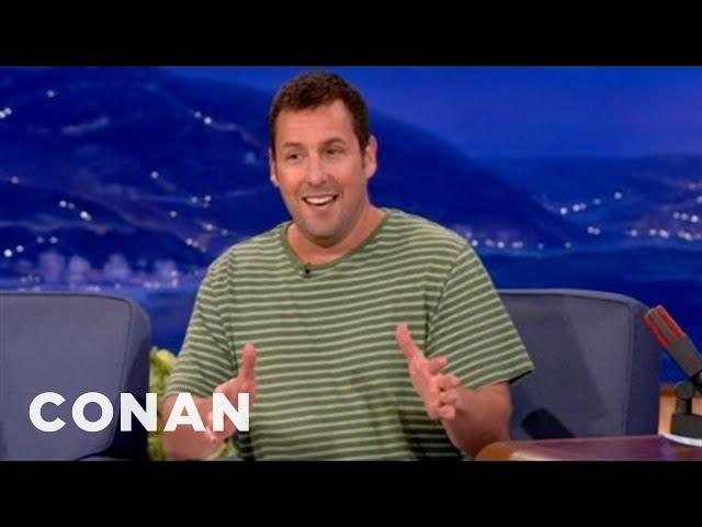 Adam Sandler Really Wants To See Shaq's Junk | CONAN on TBS