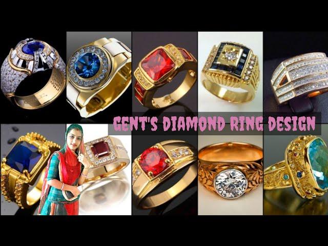 Beautiful gold diamond Ring for men//Khushi jewellery collection//today gold and silver price