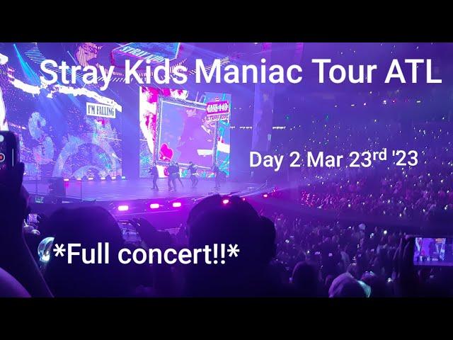 ️ Stray Kids Maniac Tour  full concert ATL Day 2 - Mar 23 2023 @ State Farm Arena #maniacworldtour