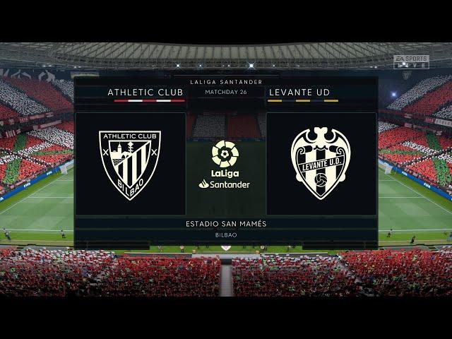  Athletic Bilbao vs Levante - Spain LaLiga Santander 2021/2022 | 07/03/2022 | Gameplay