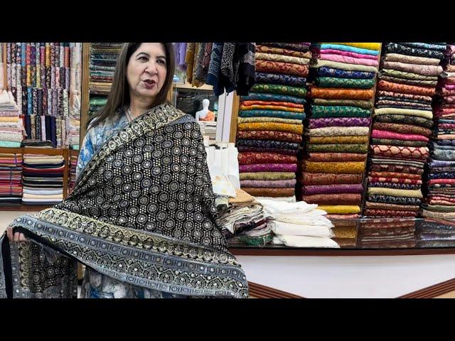 SHOPPING WITH BAJI ️/ RAW SILK/ MUKAISH / FORMAL CHIFFON DOPPATAS/ LACES / DYEING ️