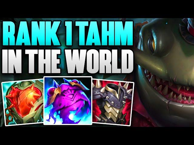 BEST TAHM KENCH IN THE WORLD INCREDIBLE TOP GAMEPLAY! | CHALLENGER TAHM TOP GAMEPLAY | Patch 14.22