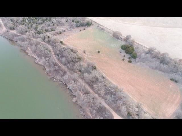 Flying above Ft. Cobb Lake