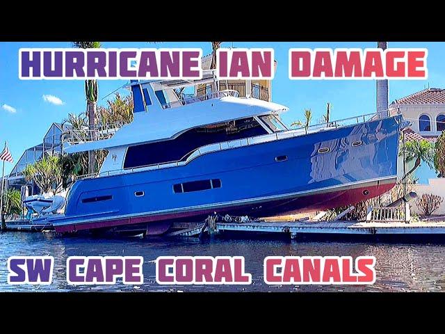 Hurricane Ian - Cape Coral Canal Tour