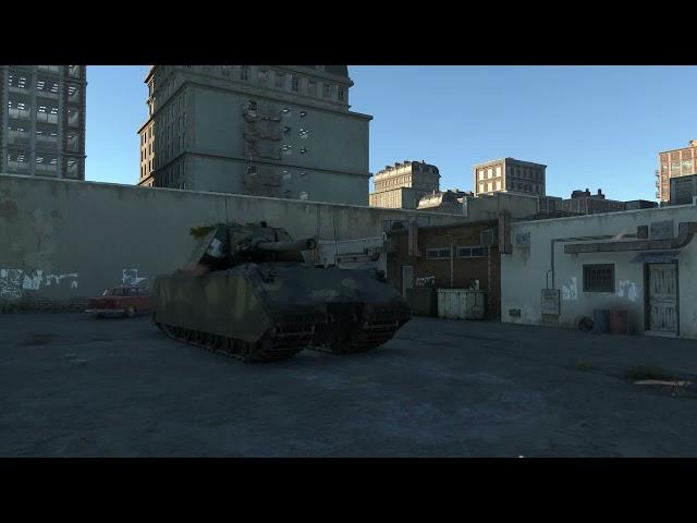 War Thunder Maus has an Awkward encounter with a Spartan