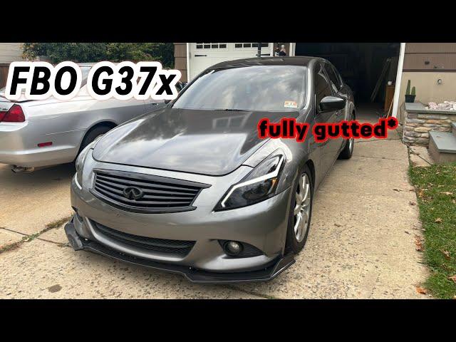 FBO/GUTTED G37x DRIVE ALONG and MODS LIST REVIEW