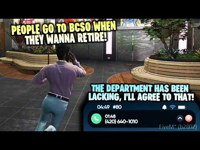 Nino Talks With Jack About BCSO Lacking at Their Job! | NoPixel RP | GTA RP