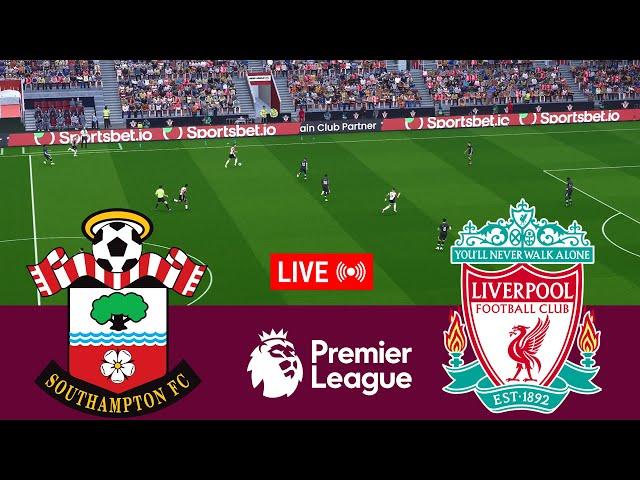 [LIVE] Southampton vs Liverpool Premier League 24/25 Full Match - Video Game Simulation