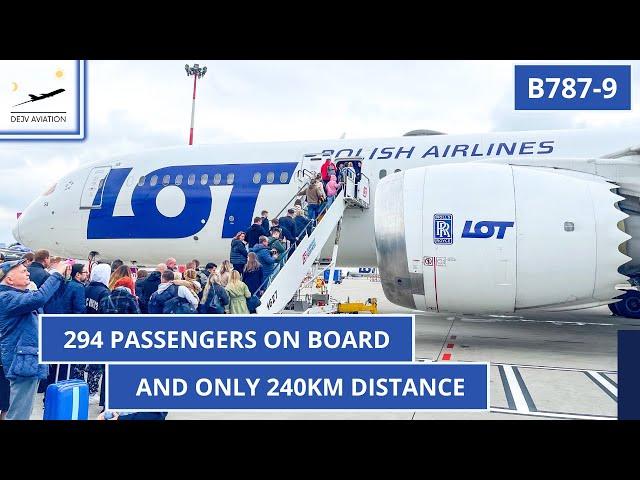 [4K] TRIP REPORT | LOT Polish Airlines | ECONOMY CLASS | Boeing 787-9 Dreamliner | Warsaw to Rzeszow