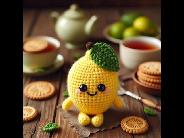 레몬 인형(a lemon doll) #인공지능 #코바늘 #코바늘인형 #레몬 #인형 #레몬인형 #ai #craft #crochet #lemon #doll #fruit