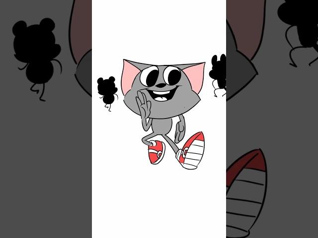 Mila runs like sonic  #shorts #animation