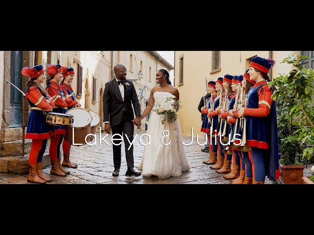 Trailer Lakeya & Julius Wedding in Volterra, Italy