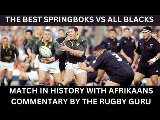 Springboks vs All Blacks with Afrikaans Commentary by The Rugby Guru