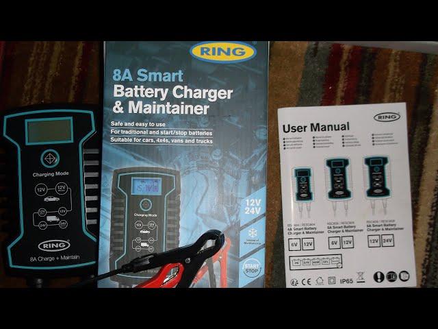 Ring Smart battery charger & maintainer RSC808