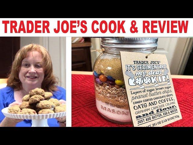 TRADER JOE'S COOK & REVIEW MASON JAR COOKIE MIX SEDIMENTARY