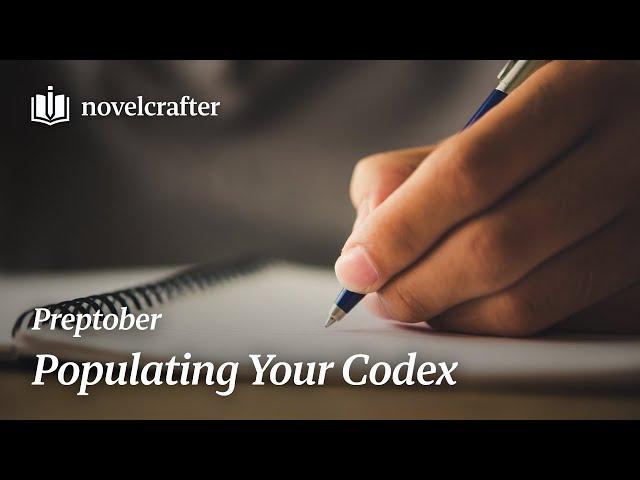 Preptober: Filling out the Codex for our Fantasy Shifter Serial - Novelcrafter Live