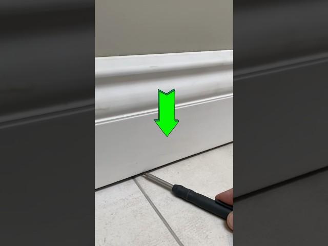 Baseboard trick #shorts #tipsandtricks #diy