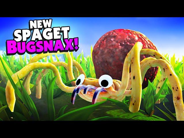 GIANT Spaghetti Spider is ALMOST IMPOSSIBLE To Catch - Bugsnax Isle of Bigsnax