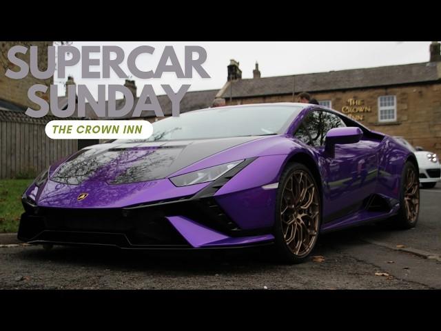 SUPERCAR SUNDAY Nov/2024.  @ The Crown Inn  Northumberland UK.