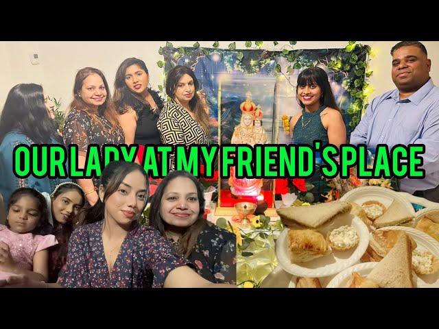 Our Lady at Aleeva's place | Party at Anita's | London #goanvlogger