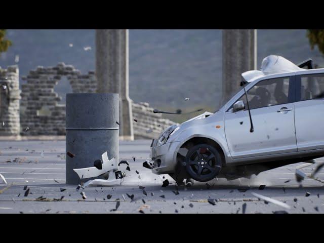 Houdini + Unreal Engine Car Crash