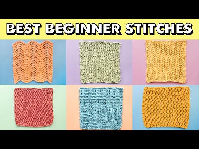 BEST KNIT STITCH PATTERNS for Beginners