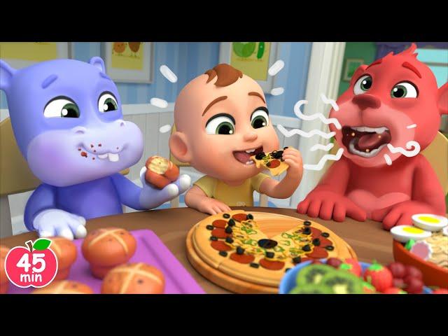 I'm Hungry! | Tummy Song with Animal Friends +More Lalafun Nursery Rhymes & Original Kids Songs