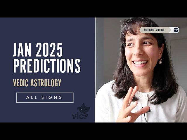 January Predictions 2025 // Vedic Astrology, All Signs