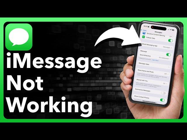 How To Fix iMessage Not Working On iPhone