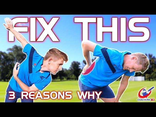 FIX lower back pain when BOWLING | Fast Bowling Injury Prevention