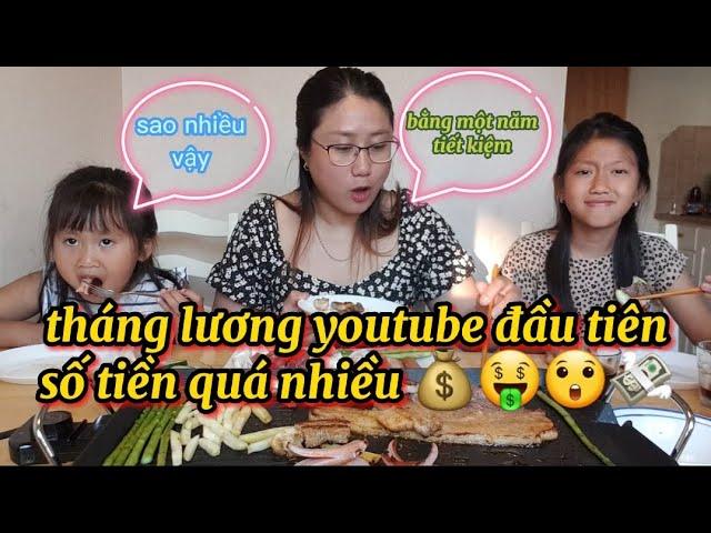 58#Tháng lương youtube đầu tiênbằng tiền ba mẹ con tiết kiệm 1 năm. #vlog #family