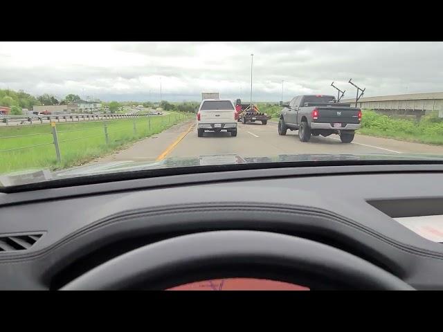 Demonstration of VW's Stop and Go with Adaptive Cruise Control