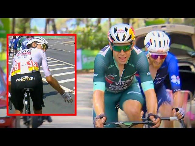 Wout van Aert Cheeky Attack Surprises Marc Soler | Vuelta a Espana 2024 Stage 10