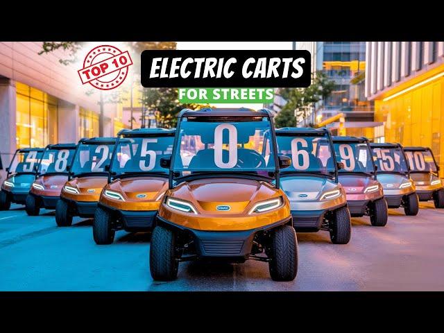 Top 10 Best Electric Golf Cart for Street Use in 2024