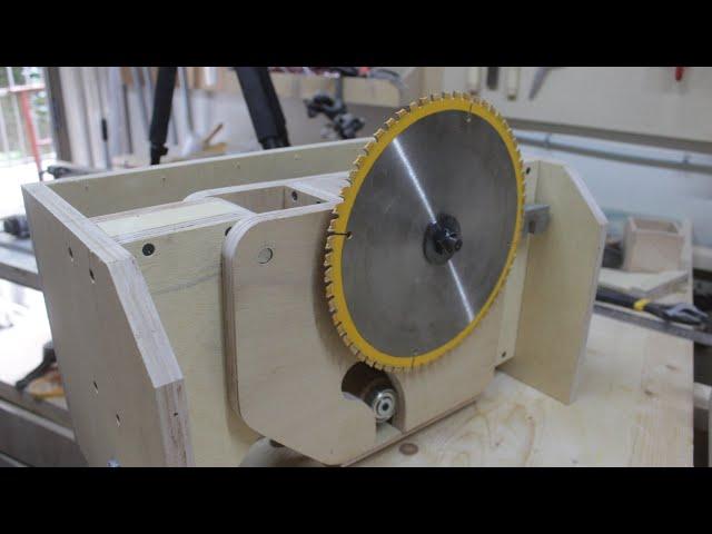 Table Saw Build - Part 1 : The Blade Lift Mechanism  DIY WoodWorking For Aug16