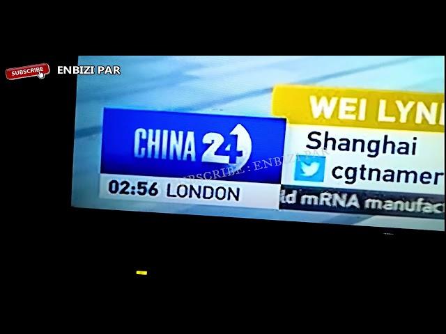 CHINA 24 CGTN MEI 2021  Digital on graphics screen