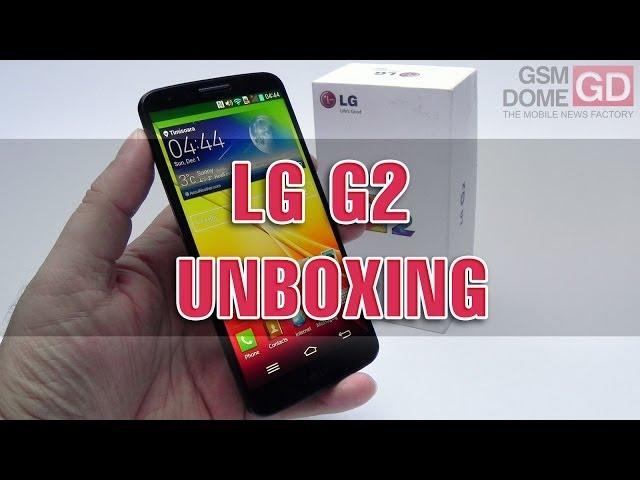 LG G2 Unboxing Video - GSMDome.com